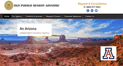 Desktop Screenshot of oldpueblobenefitadvisors.com